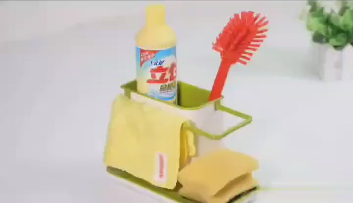 3 in 1 Stand for Kitchen Sink Organizer Dispenser for Dishwasher Liquid with Box