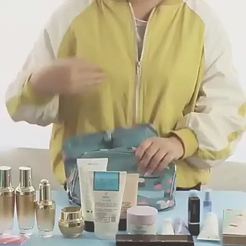 High Capacity Makeup Travel Bathroom Toiletries Wash Classification Hook Cosmetic Organizer Storage Bag for Women