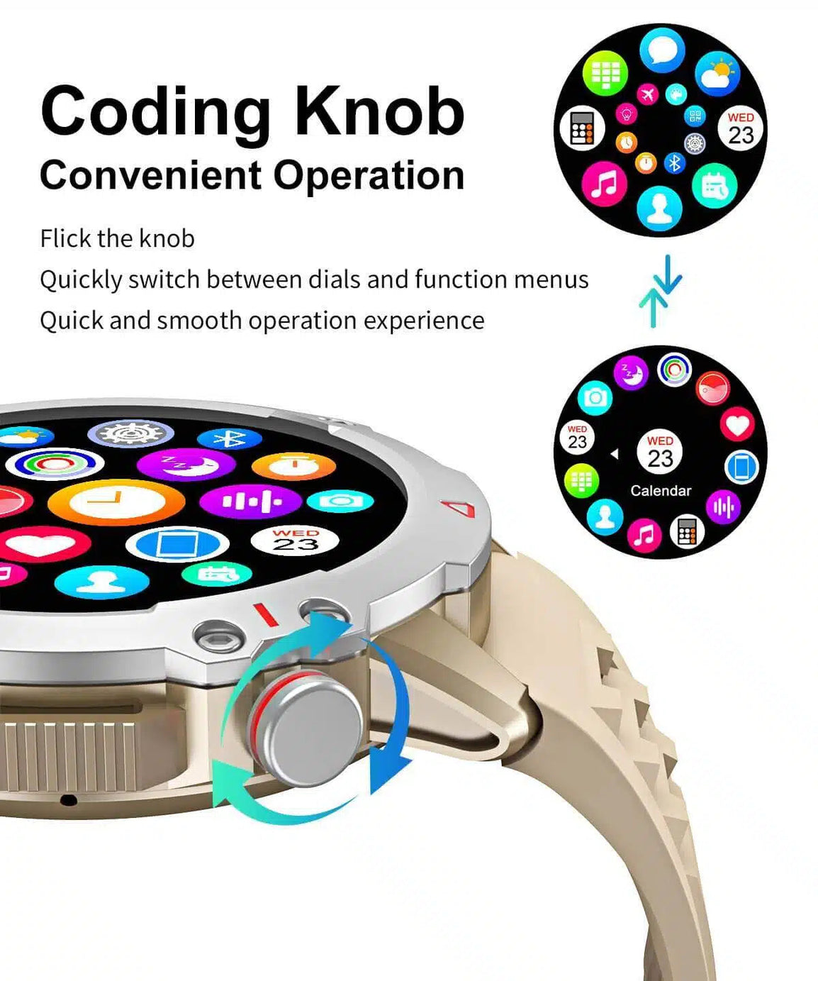 TF10 Pro Round dial Smart Watch with Bluetooth Calling Amoled Screen with Box For Men and Women