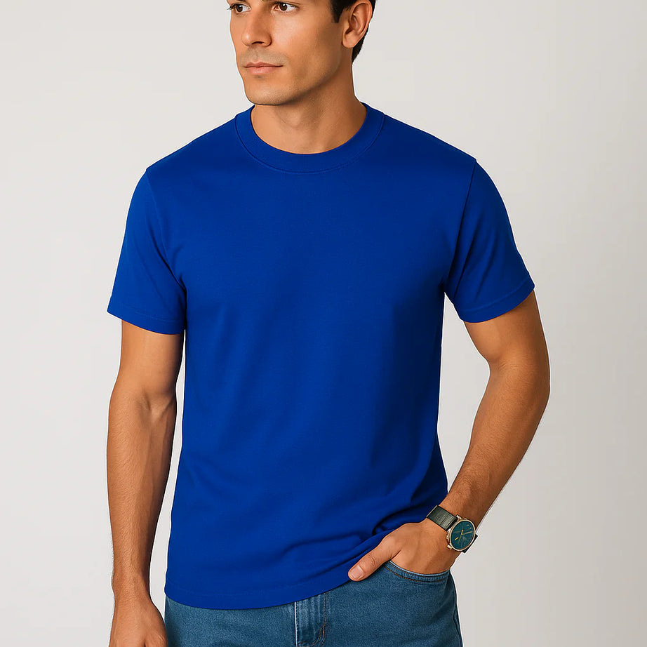 Royal Blue Basic T-Shirt