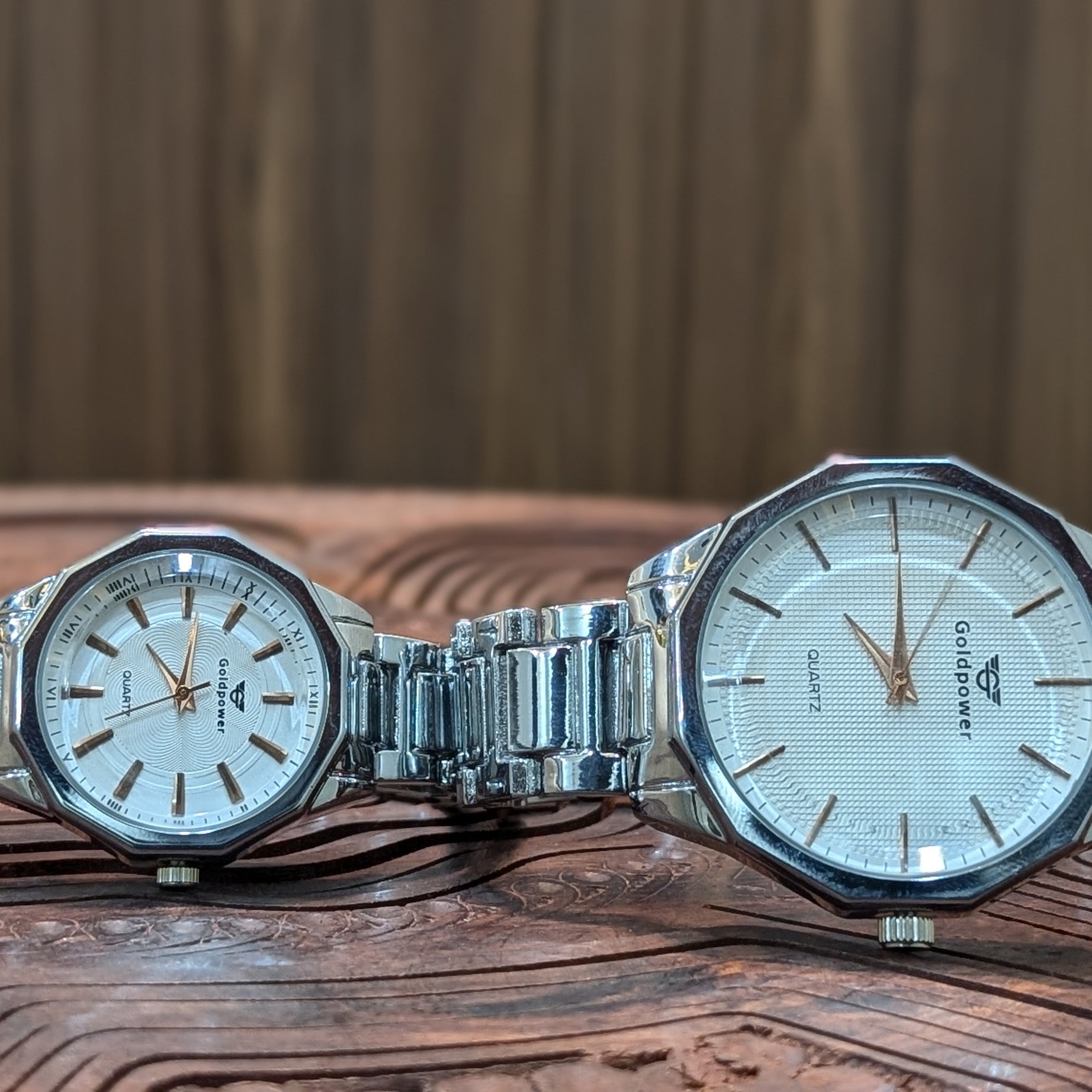 Silver DuoVerse Couple Watch Set