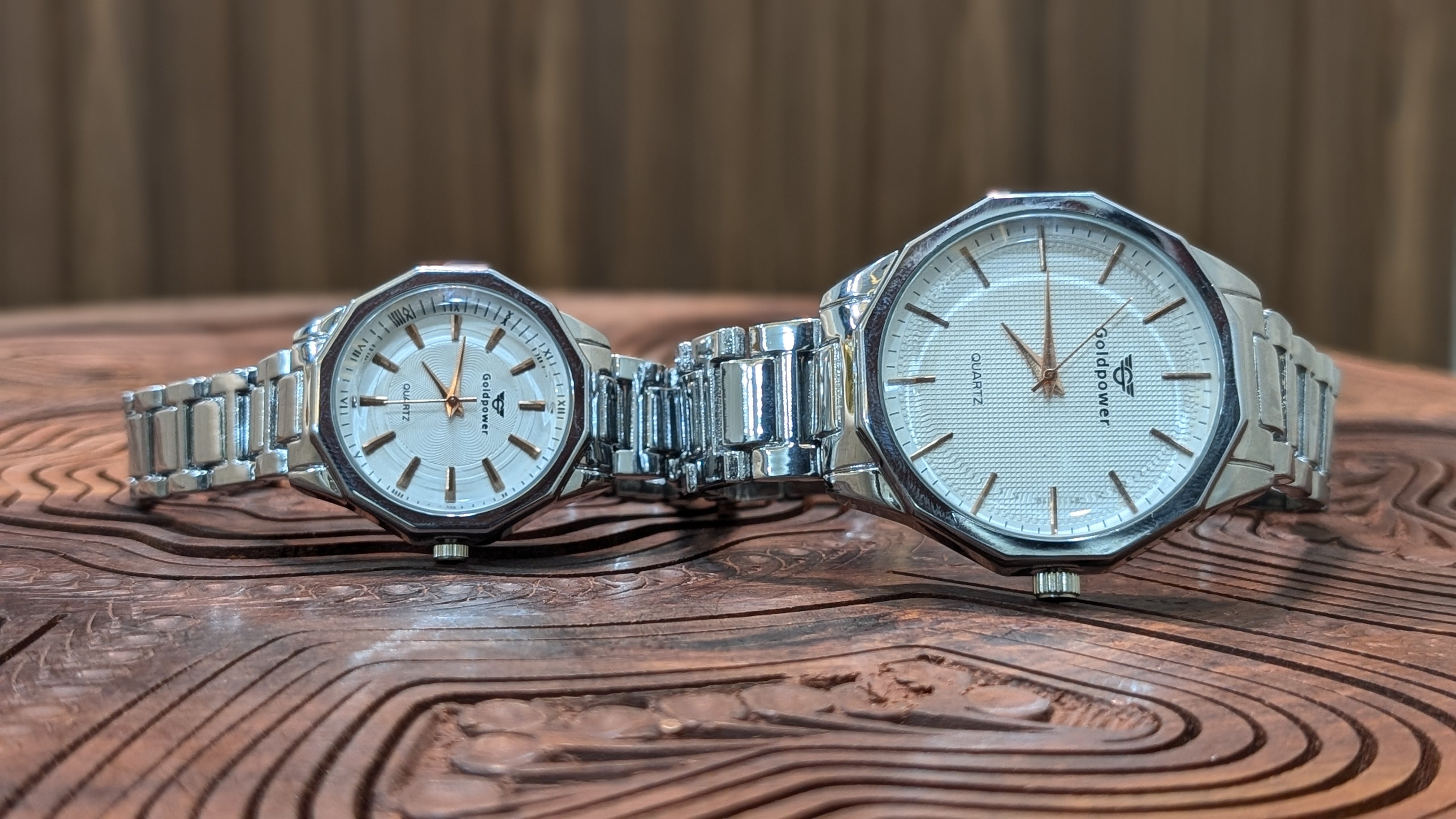 Silver DuoVerse Couple Watch Set