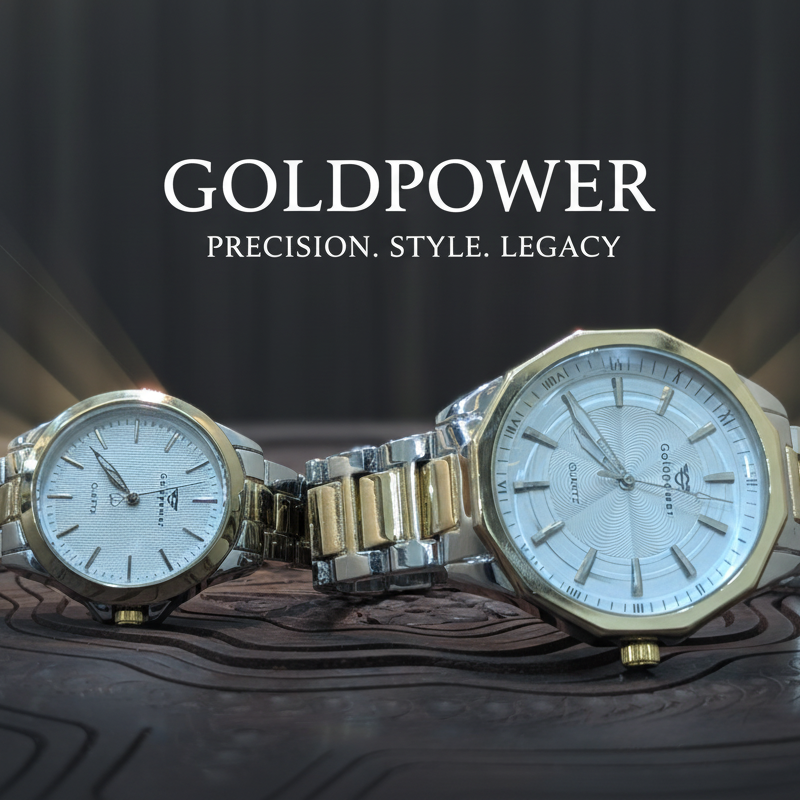 Gold Stellar Love Couple Watches