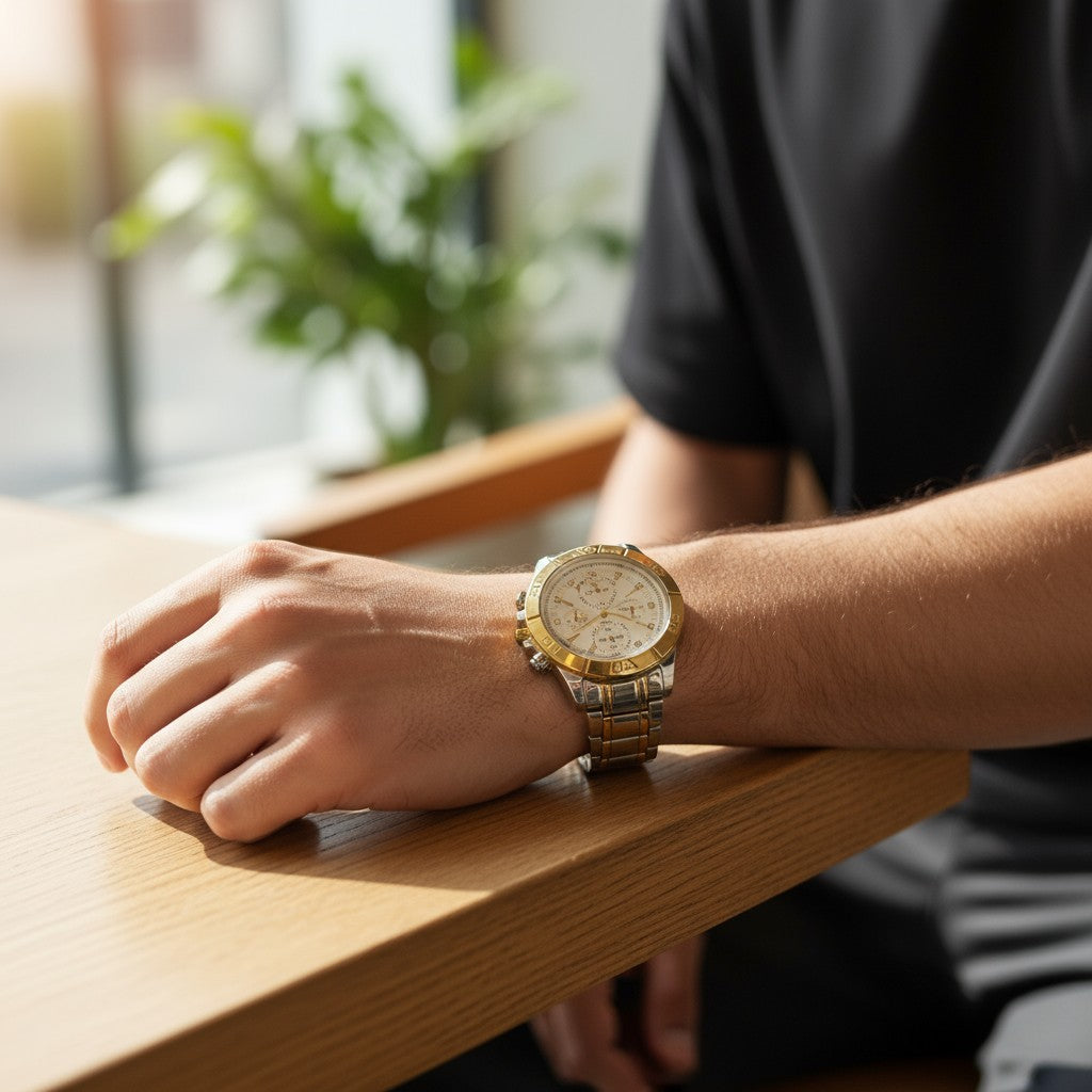 GoldPower Silver Valor Watch – Men’s Edition