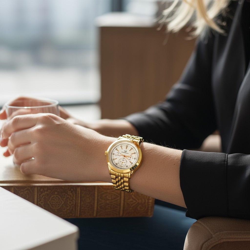 Gold NovaBond Couple Watches