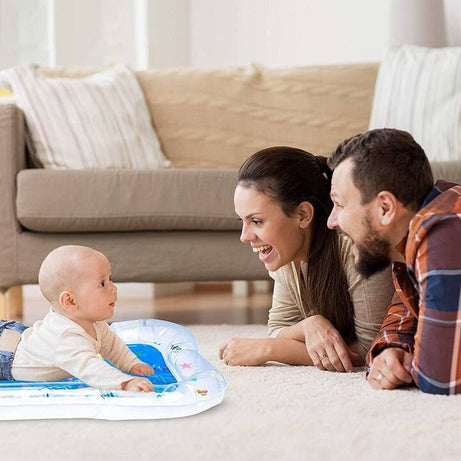 Inflatable Tummy Time Water Mat for Baby Water Play and Splashing fun