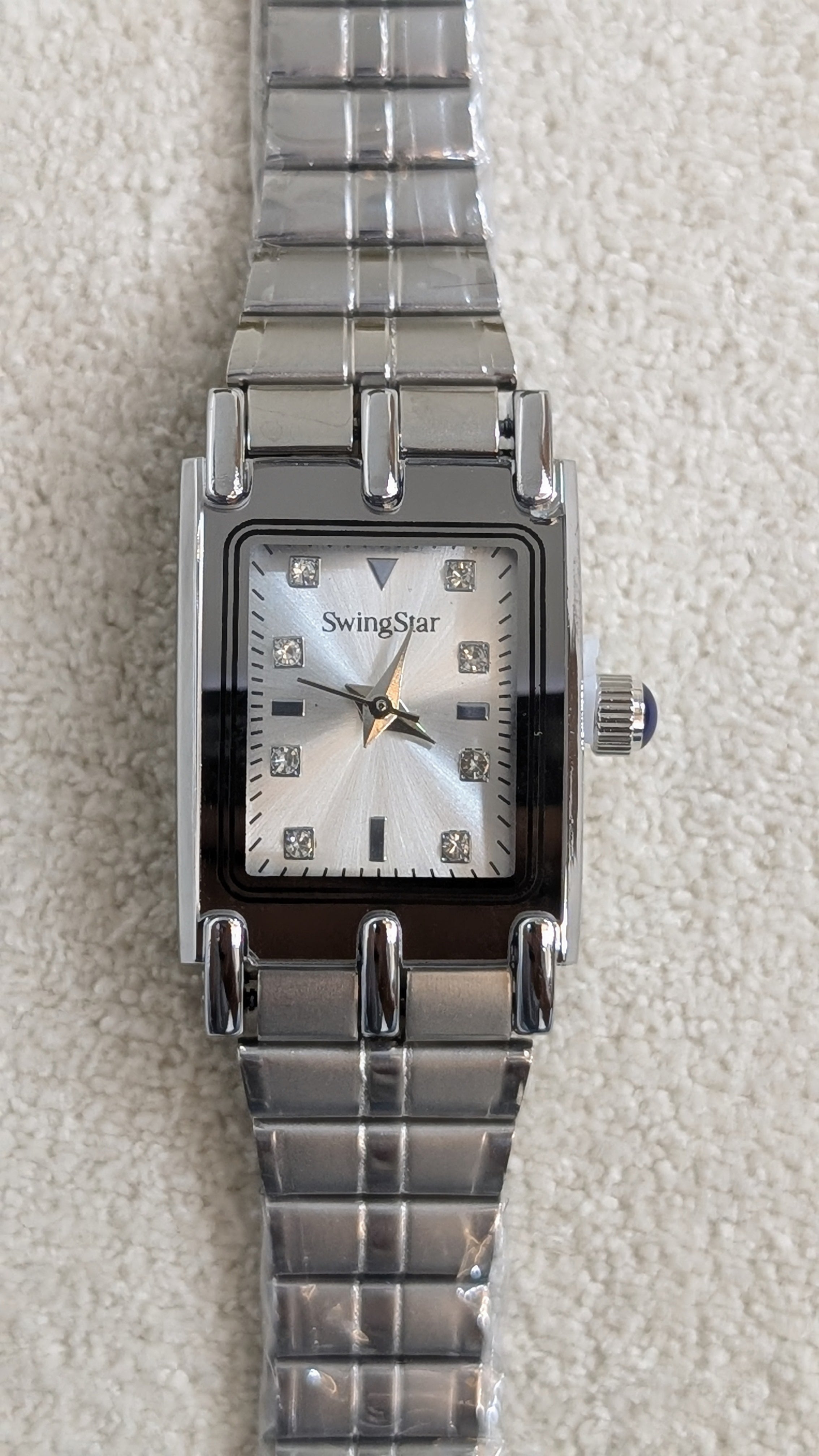 Swingstar Silver & White Dial Women Watch